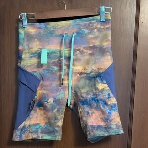 Colorful Athletic Shorts with Drawstring